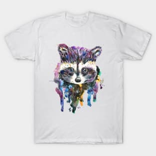 raccoon watercolor T-Shirt